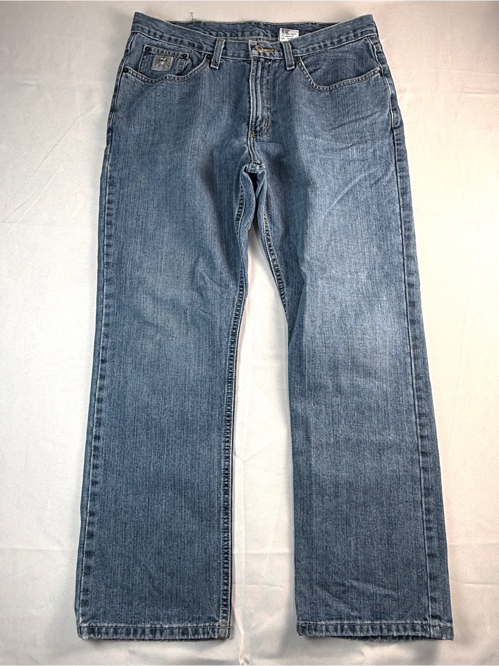 Cinch Men’s Jeans 34x30 Blue Denim Straight Leg Western Cowboy MB9034001